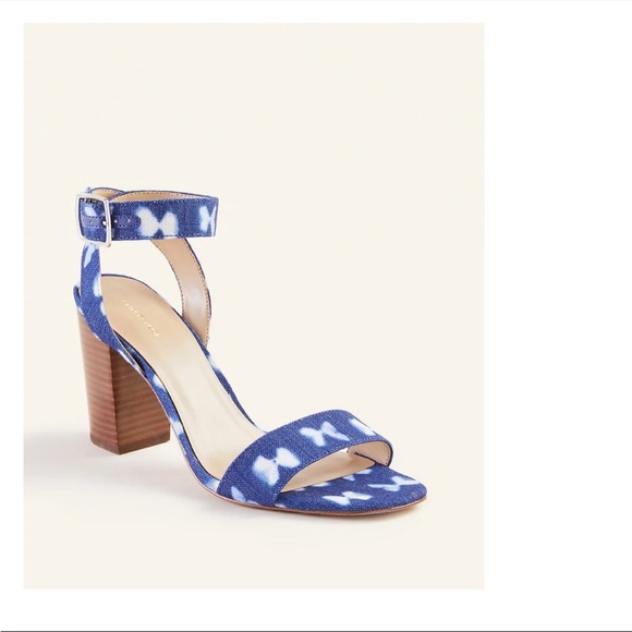 Ann Taylor Tie Dye Block Sandals - Picture 2 of 6